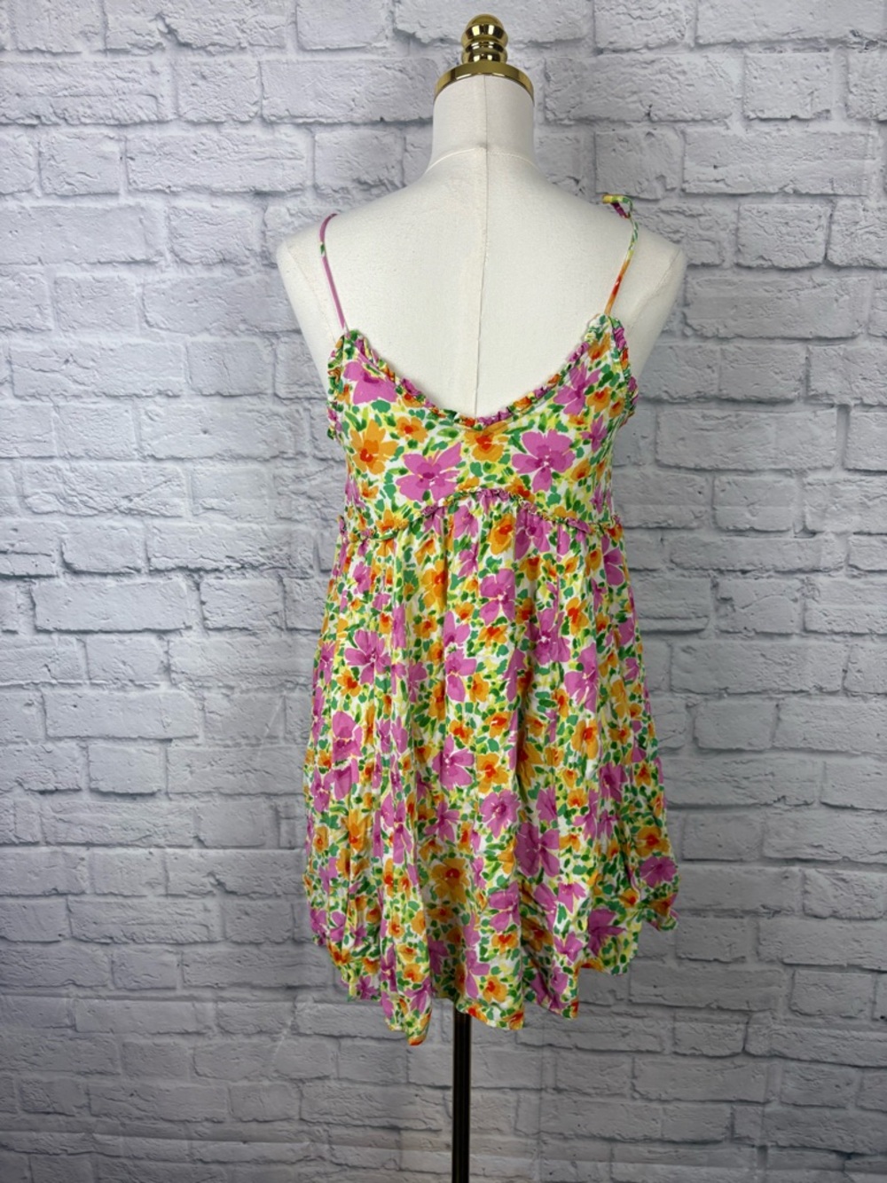 Patrons of Peace Mini Dress Sundress Floral size XS - Picture 5 of 7